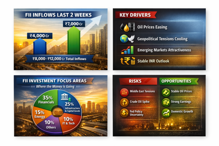 FII's Return after Geopolitics take a break